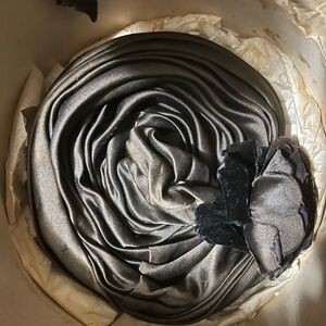 Elegant Black Floral Accessory